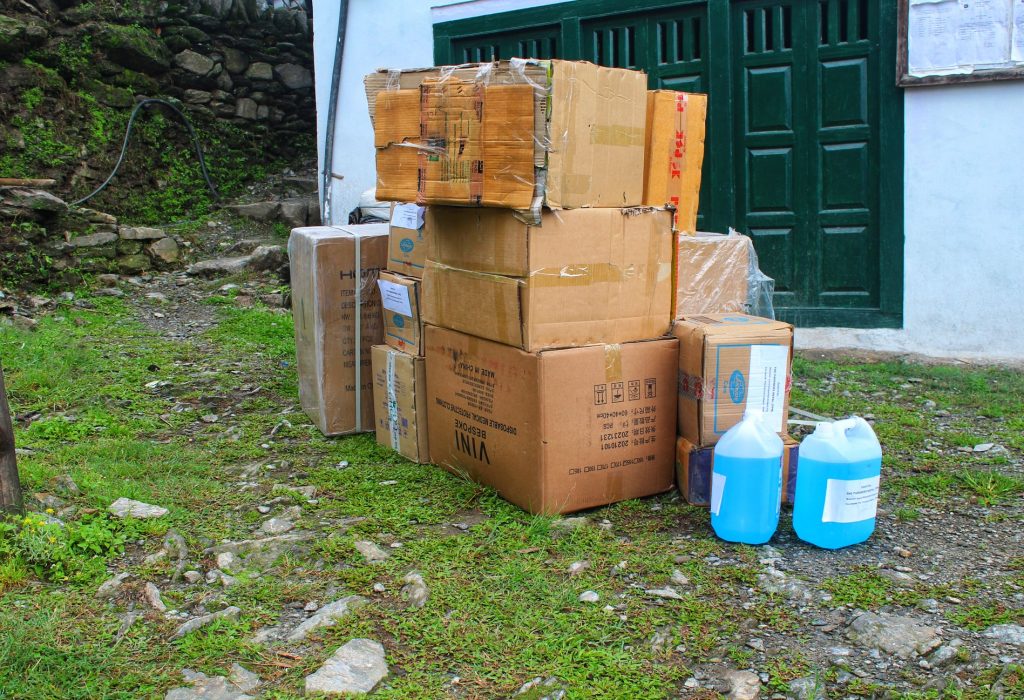 COVID supplies to the people of Solukhumbu district