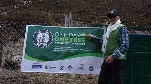 Visit to One Day One Tree Project in Langtang